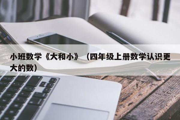 小班数学《大和小》（四年级上册数学认识更大的数）